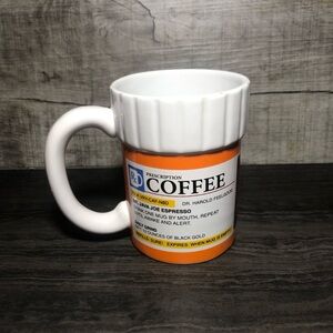 Coffee Mug - BigMouth Inc. Prescription Pill Bottle Mug Funny Novelty Gift